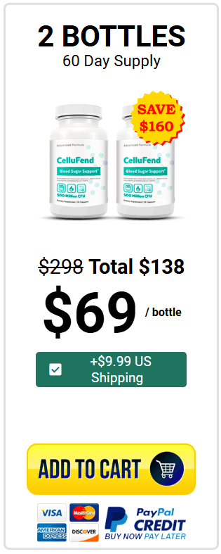 CelluFend blood sugar Support - order-now - (60 Days Supply)- image